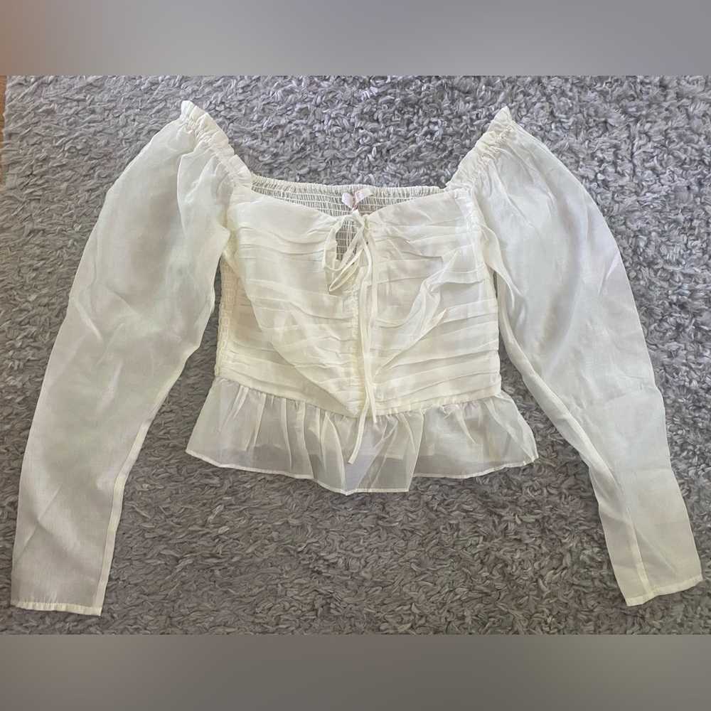Women’s WAYF Cream Blouse - NWT